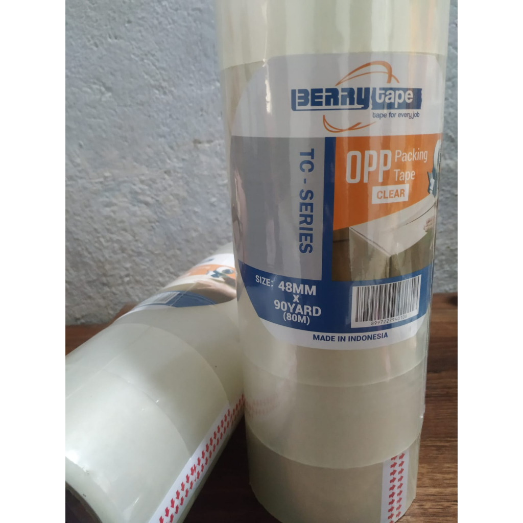 

LAKBAN BERRY Tape Size 48 MM x 90 YARD (80M) TRANSPARANT