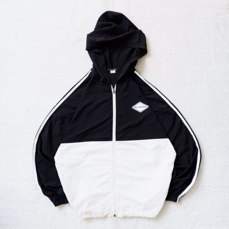 Regen Bogen Windbreaker Hoodie 2 Tone