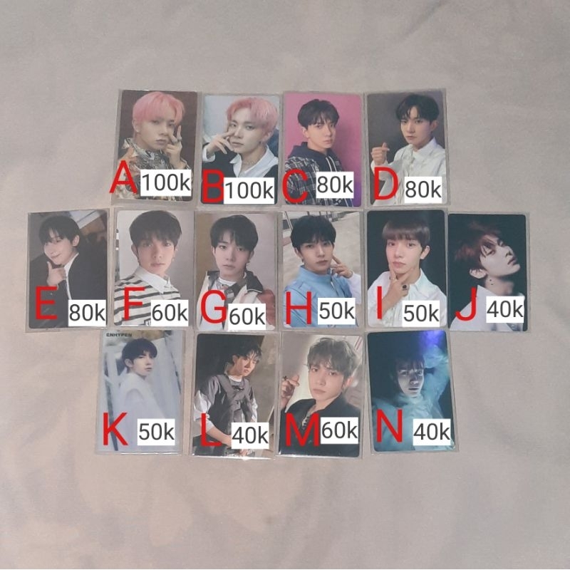 Enhypen Official Photocard PC Heeseung Sunoo