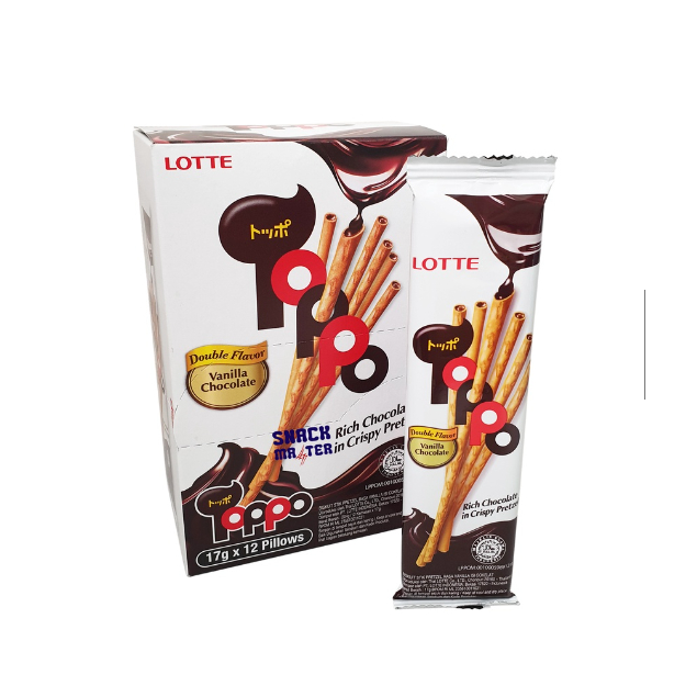 

LOTTE Toppo BOX Biskuit Stick - isi 12 pcs @ 17 gram