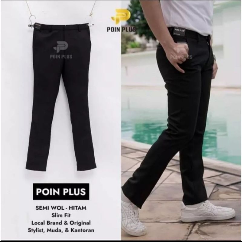 CELANA BAHAN PRIA POIN PLUS