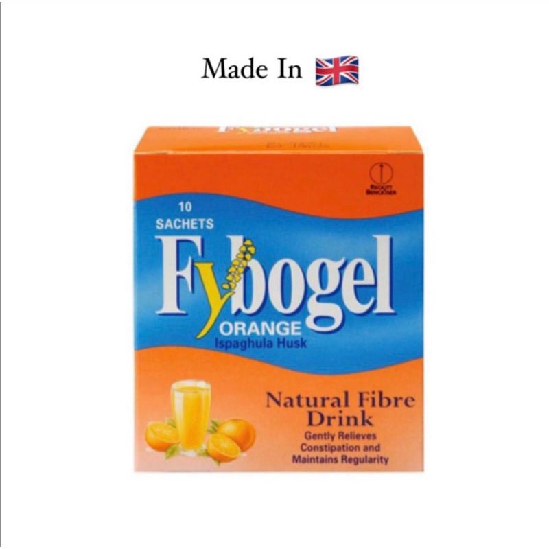 Fybogel Orange - Natural Fibre Drink, Sembelit, BAB, Serat Fiber