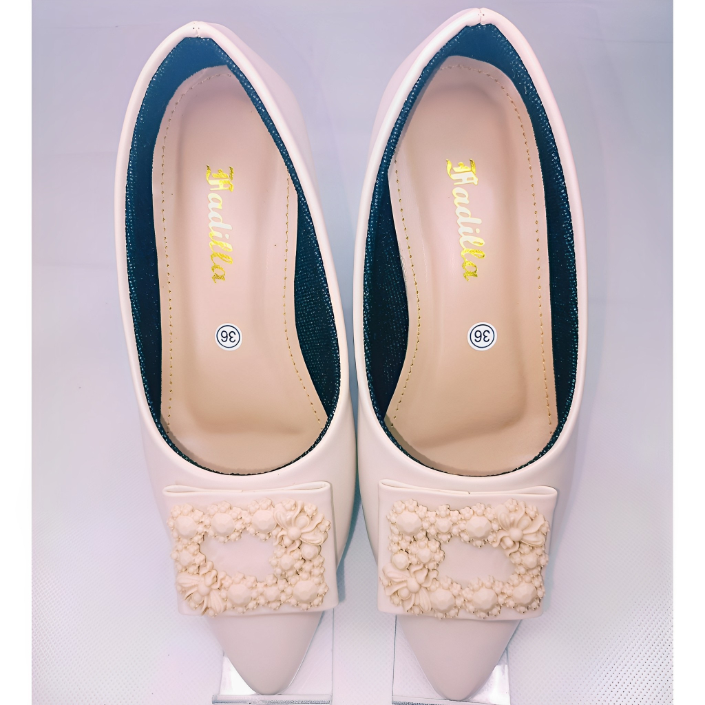 Sepatu Pantofel Wanita Kerja Pansus Heels 3cm