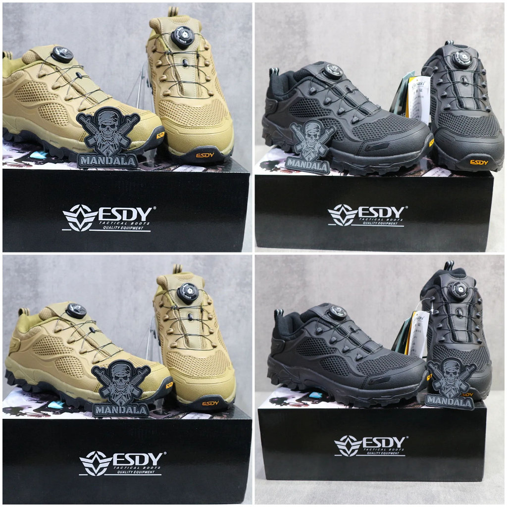 Sepatu tactical midle boots Esdy sling 4 inci Waterprof / Sepatu esdy