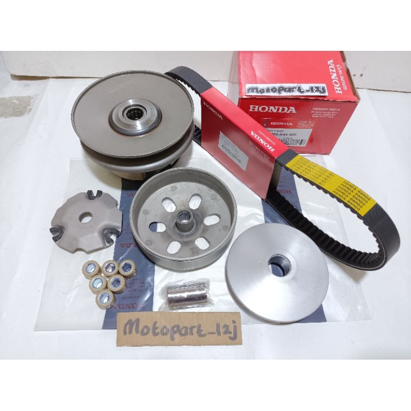 PAKET KOMPLIT CVT (K44 stater halus) PAKET SERVICE CVT HONDA BEAT POP BEAT ESP BEAT STREET SCOOPY ES