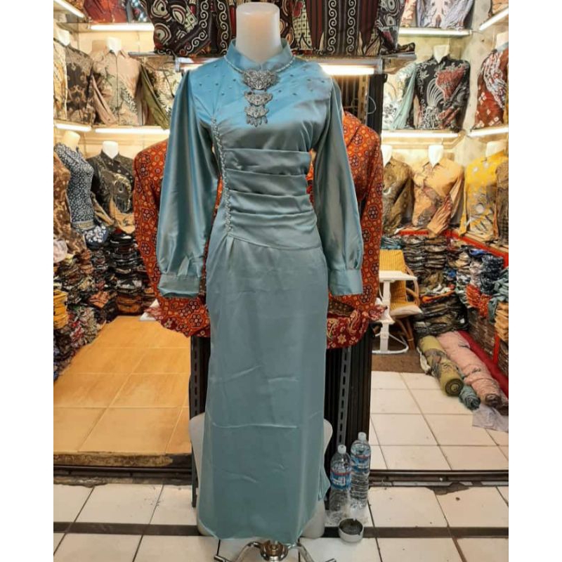 Gamis Pesta Satin Kekinian / Seragam Bridesmaids