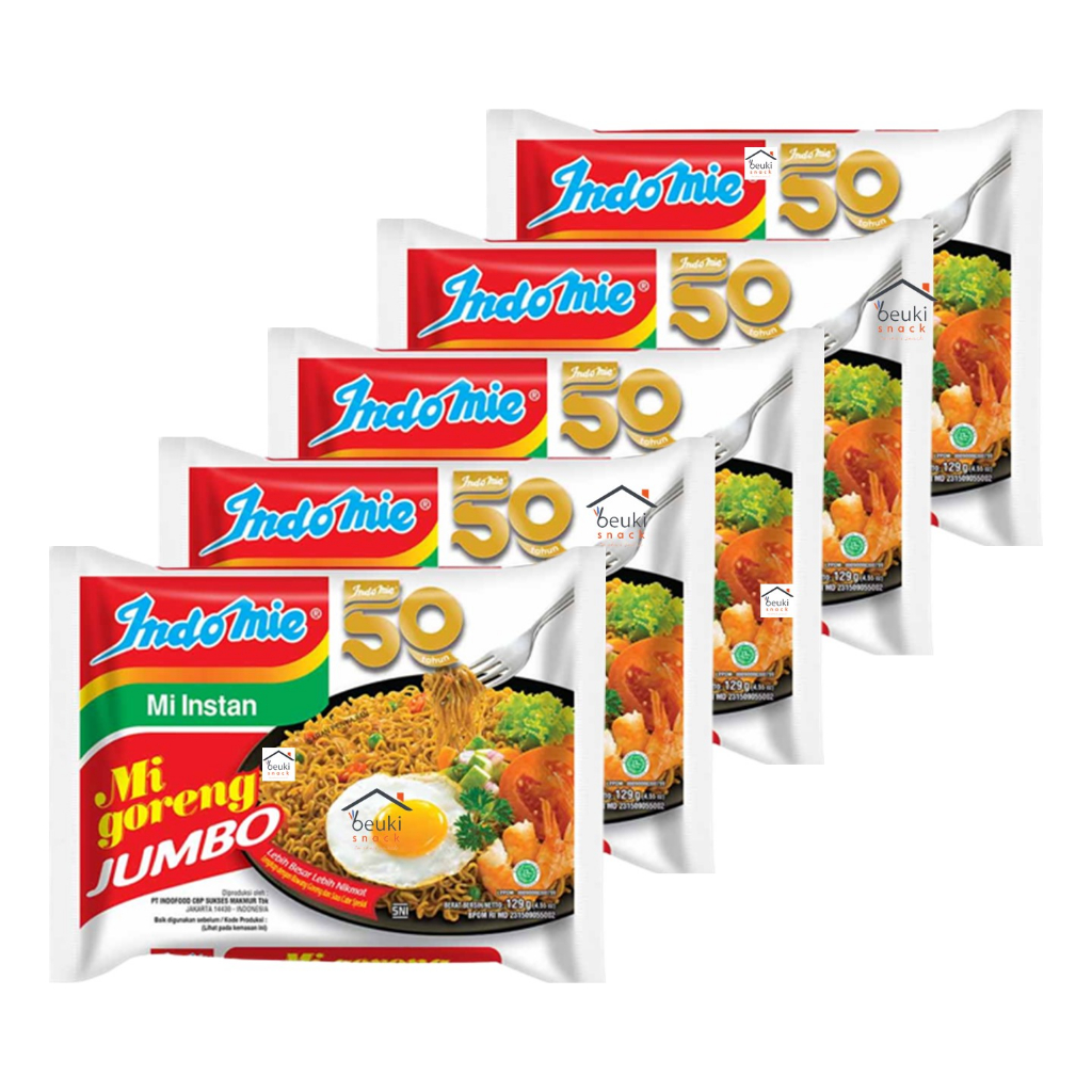 

5PCS Indomie Jumbo Mie Goreng Original Porsi Besar