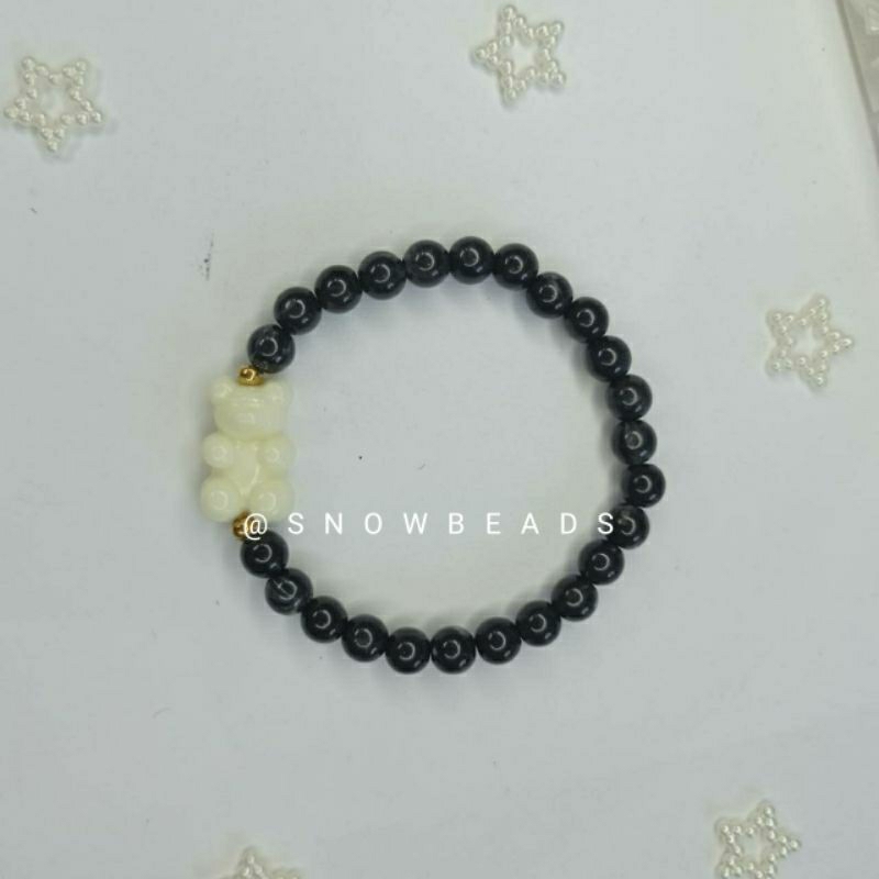 Milky Bear Bracelet | Gelang Gummy Bear premium beads simpel