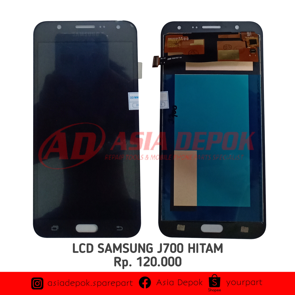 LCD SAM J700 HITAM