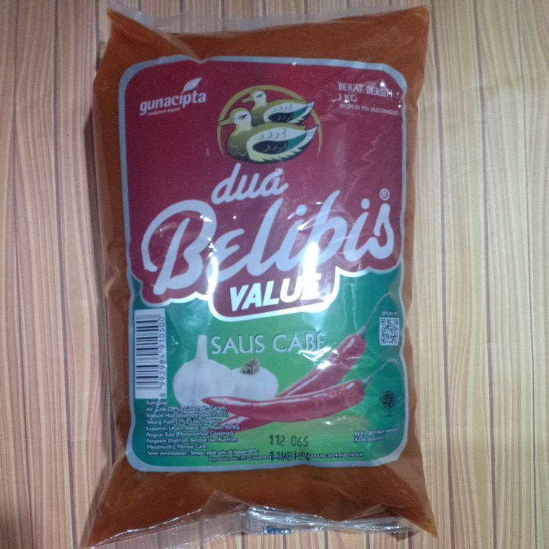 

sambal dua belibis value 1kg