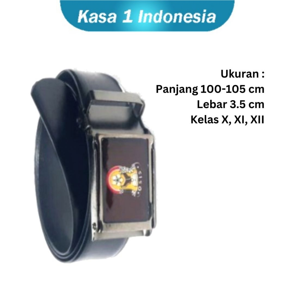 Sabuk Kulit Sma Bagus / Ikat Pinggang Sekolah Sma Bahan Kulit Import