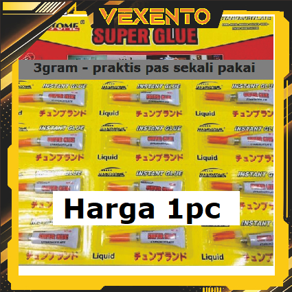 

Lem Power Glue Super Kuat Merk Handsome by Vexento
