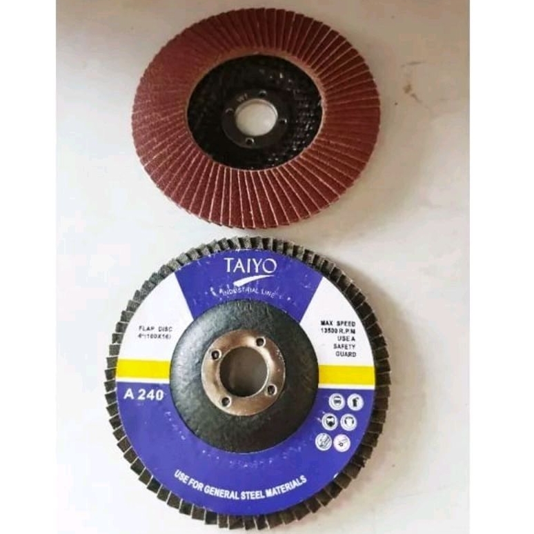 Flap disc mata gerinda amplas bulat grid 240 Taiyo