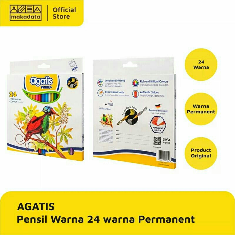 

Agatis Pensil Warna Prime 24 Warna