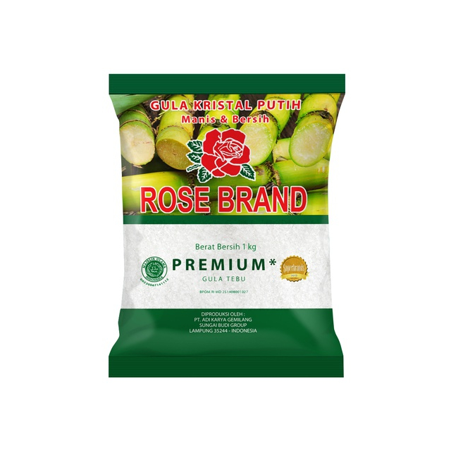 

ROSE BRAND GULA 1 KG HIJAU