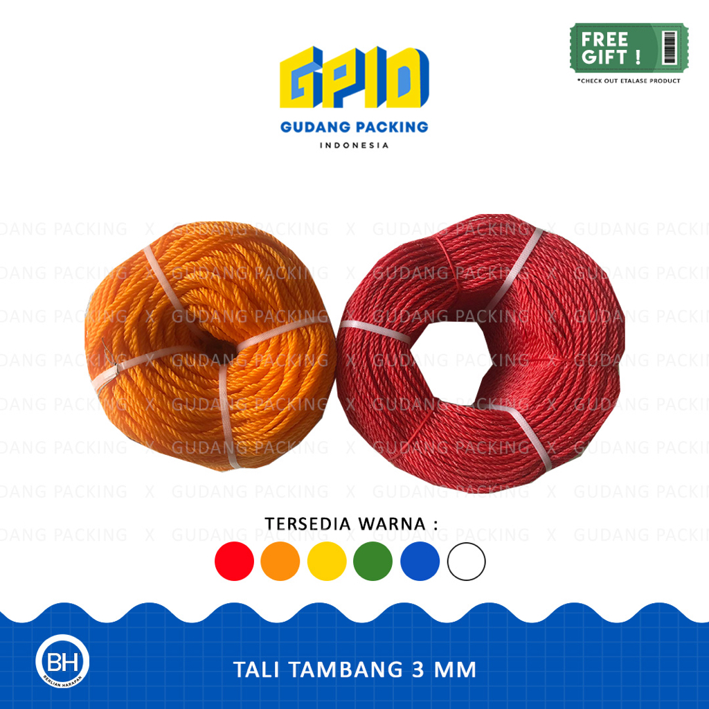 

Tali Tambang 3mm / 3 mm Super Quality