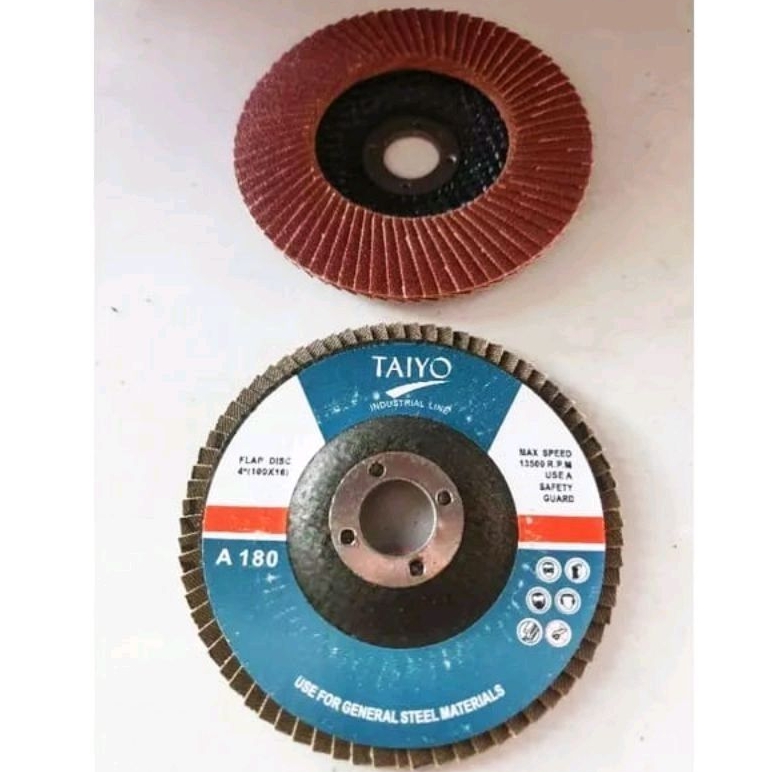 Flap disc mata gerinda amplas susun grid 180 Taiyo