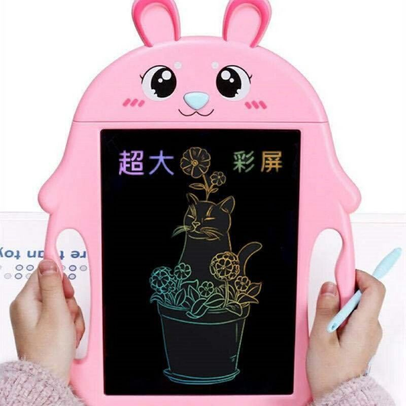 MAINAN ANAK PAPAN TULIS KELINCI LCD WRITING DRAWING TABLET BOARD /