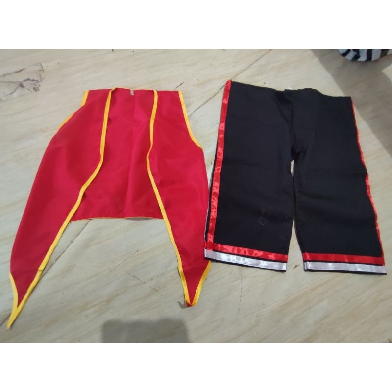 sepasang baju ganong/set ganong/baju ganong/baju ganongan