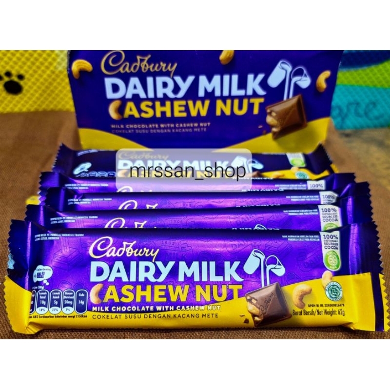 

CADBURY dairy milk CASHEW/MEDE - 62gr