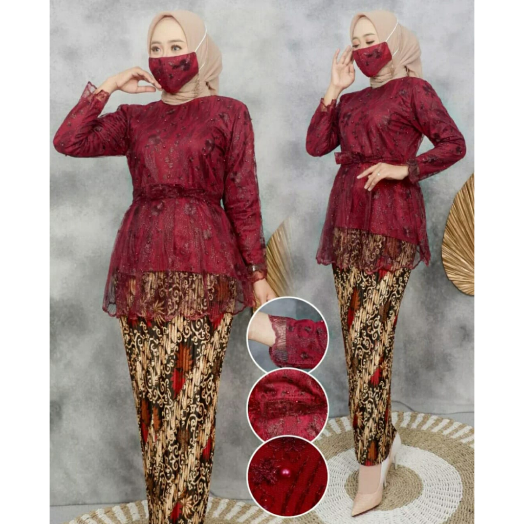 Styfa - Set Cantika - Kebaya Wisuda - Kebaya Hijab - Kebaya Modern - Kebaya Modern - Kebaya Kekinian