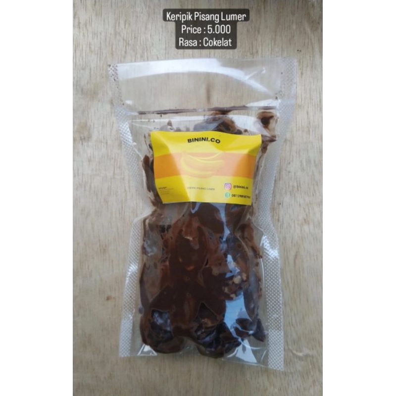 

keripik pisang lumer cokelat 75gram/ keripik pisang lumer matcha 75gram/ keripik pisang lumer tiramisu 75gram