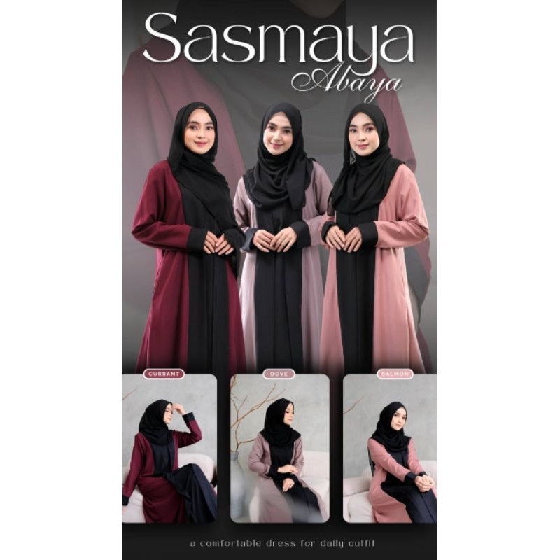 ABAYA MURAH BERKUALITAS | SASMAYA ABAYA by ANB