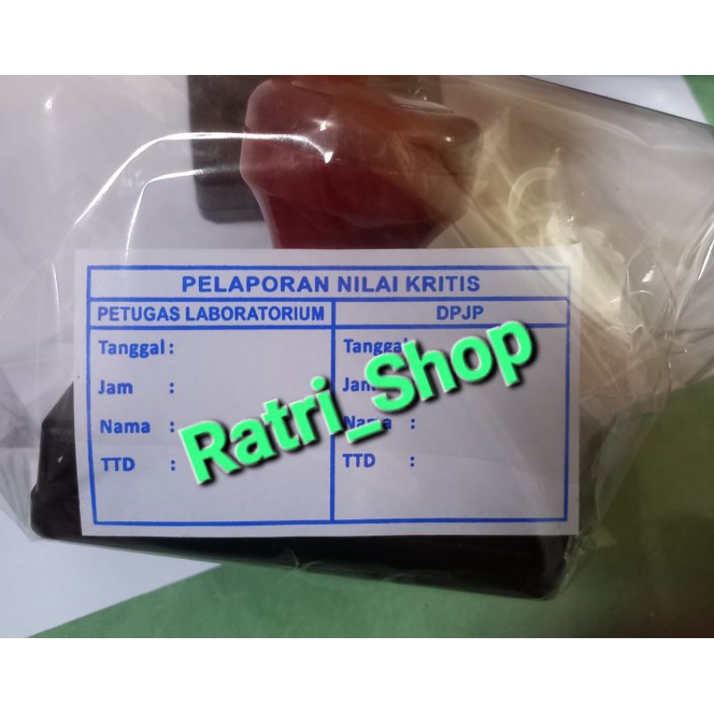 

Stempel PELAPORAN NILAI KRITIS Stempel Otomatis 4,3x7,8 Cm