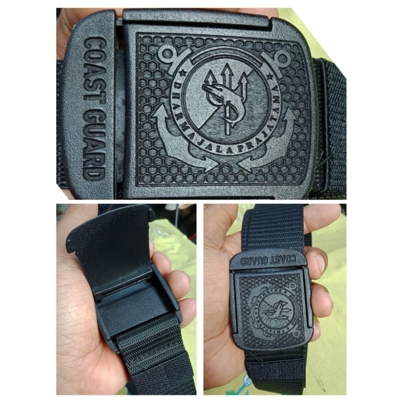 SABUK GESPER COAST GUARD TERBARU MODEL TAKTICAL LASER 3D
