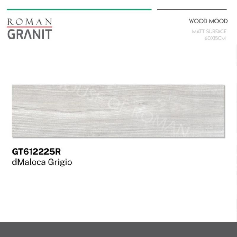 Roman Granit dMaloca grigio RECTIFICO 50x15 / granit kayu / granit murah / lantai murah / granit kay