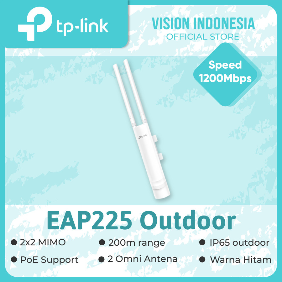 Access Point TP Link EAP225 Outdoor AC1200 Gigabit - EAP 225 Outdoor