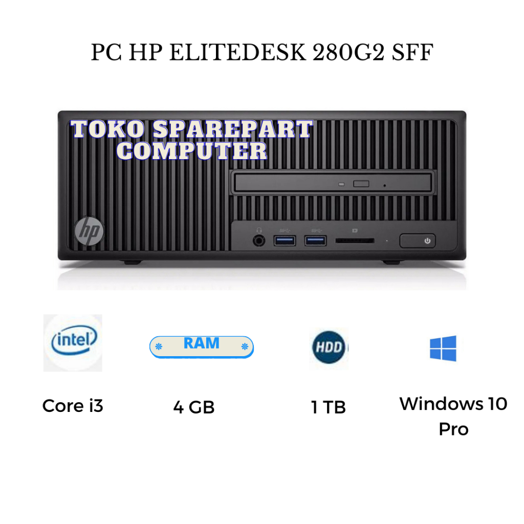 READY STOCK PC HP 280G2 SFF Core i3-6100