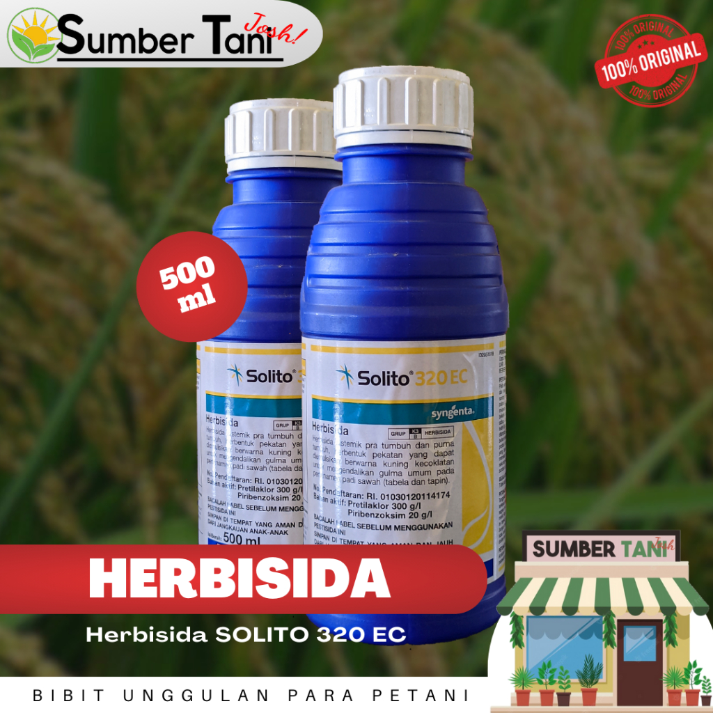 Obat Rumput PRA dan PURNA Tumbuh SOLITO 320EC 500 ml SYNGENTA