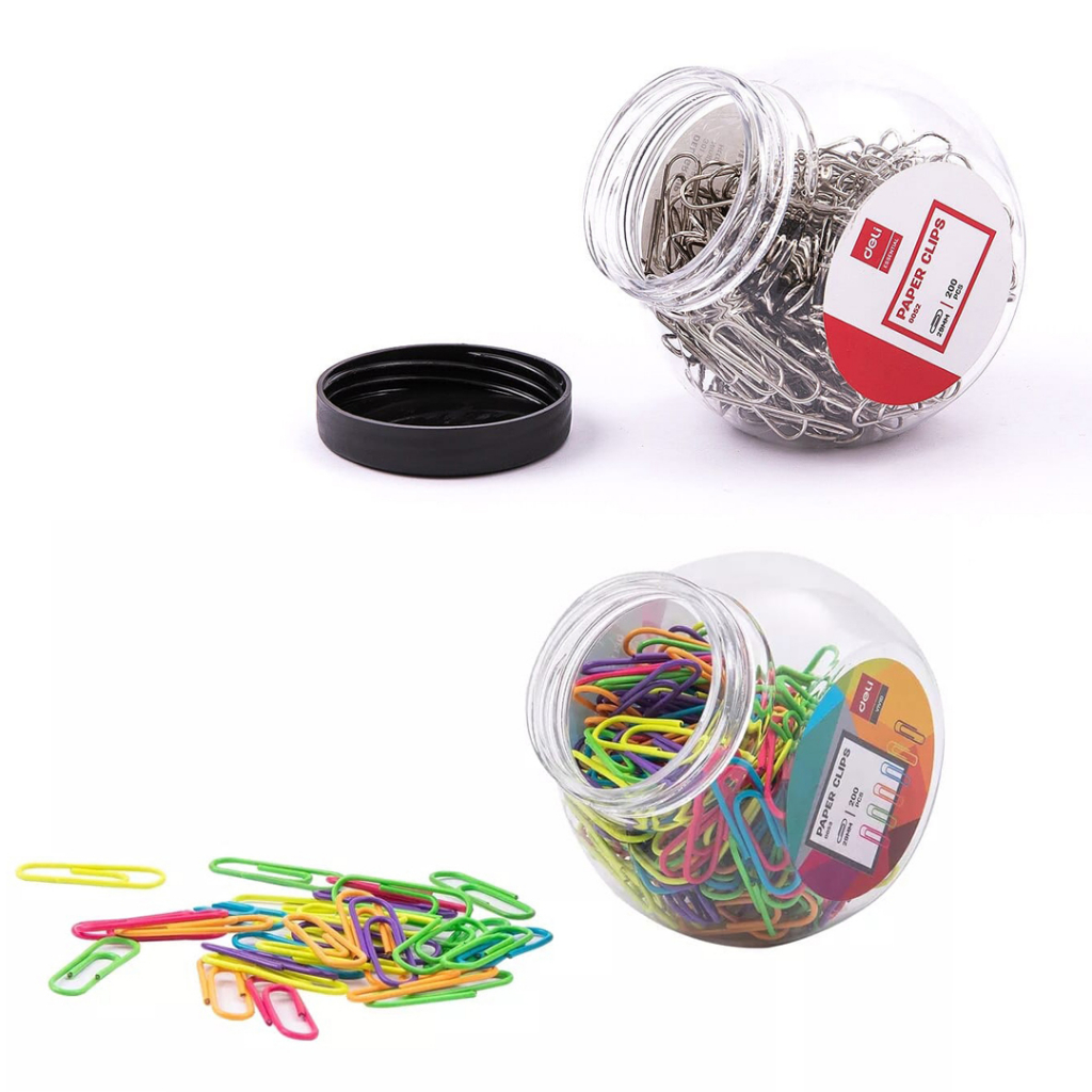 

Deli Paper Clip / Klip Kertas 29 mm Multi Warna Untuk Kebutuhan Kantor E0053