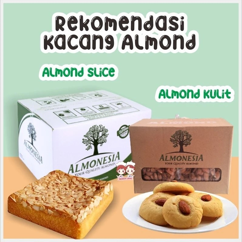 

KACANG ALMOND NATURAL / Almonesia Natural Whole Almond 250GR