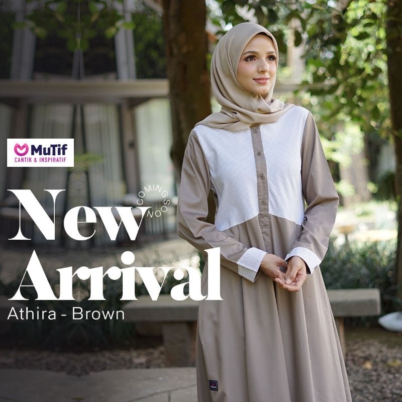 Gamis Muslim Wanita Mutif Athira