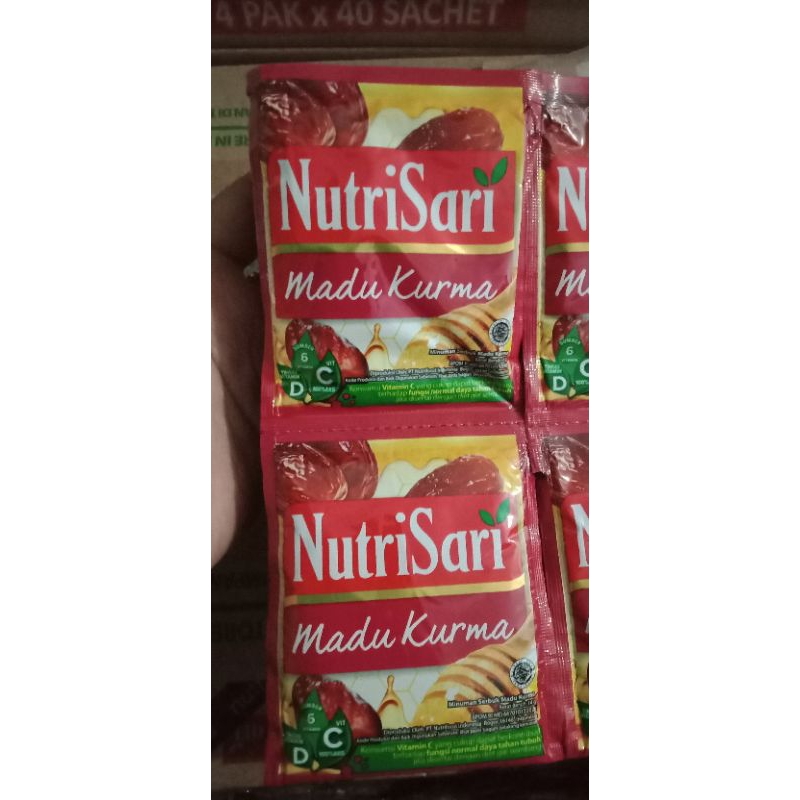 

Nutrisari Madu Kurma 1 Renteng isi 10 sachet