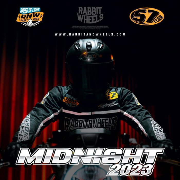 MIDNIGHT 2023 (INCLUDE PROTECTOR) RABBIT AND WHEELS