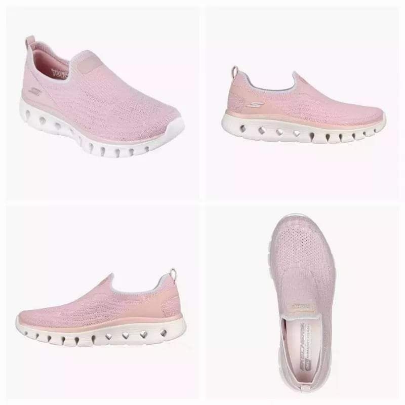 SALE100%Original SKECHERS GO WALK GLIDE-STEP FLEX MAUVE Women's Walking Shoes Kode Produk: SKE124809