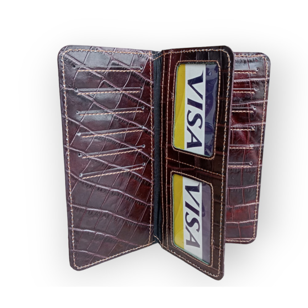 PROMO dompet panjang kulit buaya - dompet panjang pria wanita kulit asli - dompet panjang kulit asli