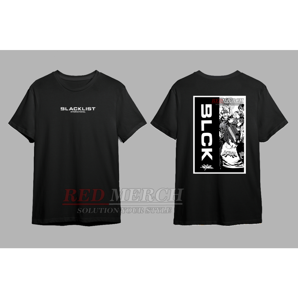 BAJU DEWASA PRIA WANITA / KAOS BLACKLIST INTERNATIONAL