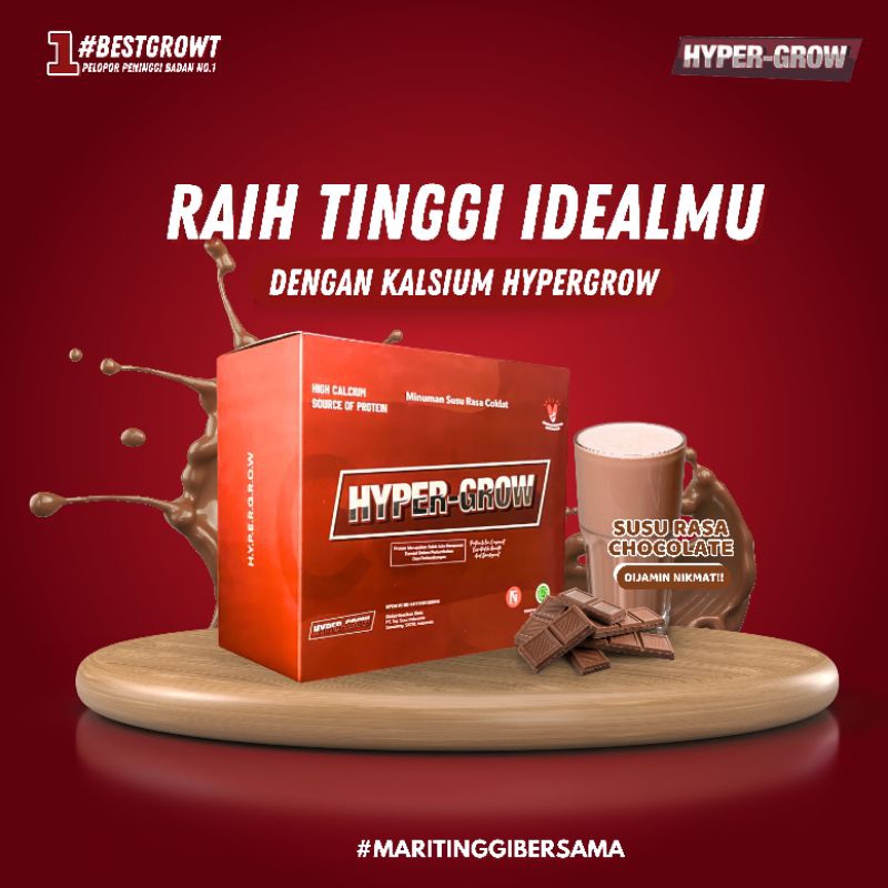 HYPERGROW SUSU PENINGGI BADAN KALSIUM UNTUK ANAK DAN DEWASA OBAT PENINGGI BADAN TIENS SGROW