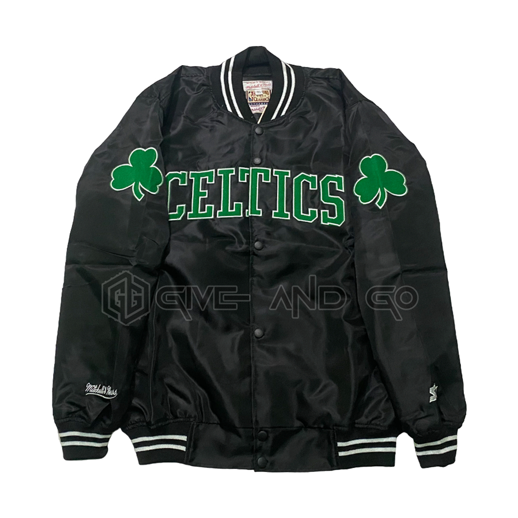 Jaket Varsity Parasut Pria Wanita NBA Basketball Celtics Lakers Chicago Bulls Team Premium Bordir