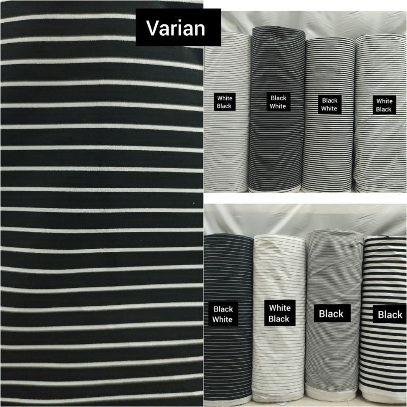 Kain Katun Jepang Motif Garis-Garis