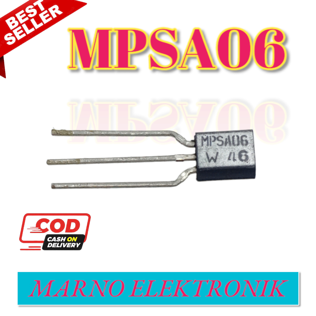 TR TRANSISTOR MPSA06 MPSA MPS A06 A 06 ASLI ORIGINAL (ORI)