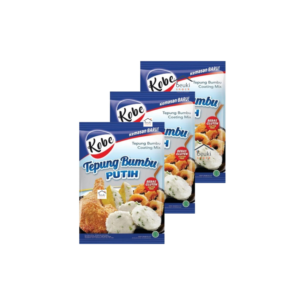 

3PCS Kobe Tepung Bumbu Putih Bebas Gluten