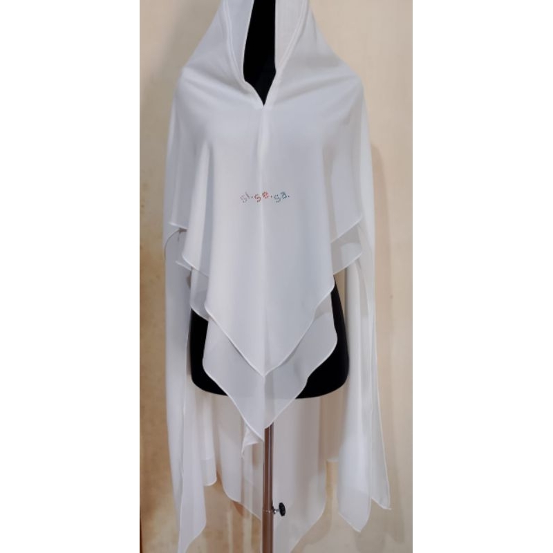 khimar (putih tulang) look like khimar sisesa