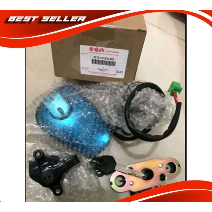Kunci kontak set tutup tangki jok Suzuki Thunder thunder 125 Original