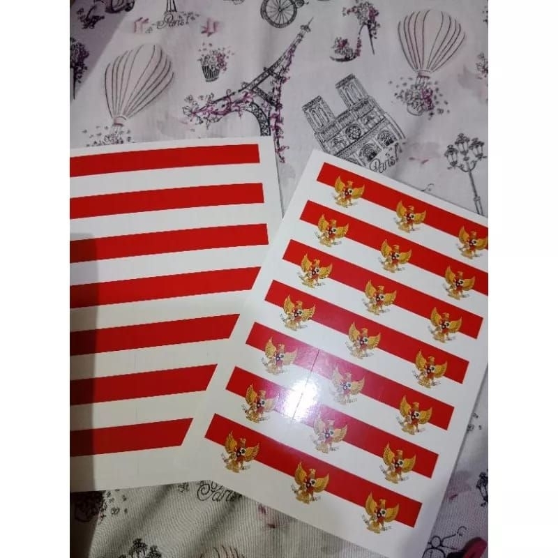 

stiker pipi merah putih