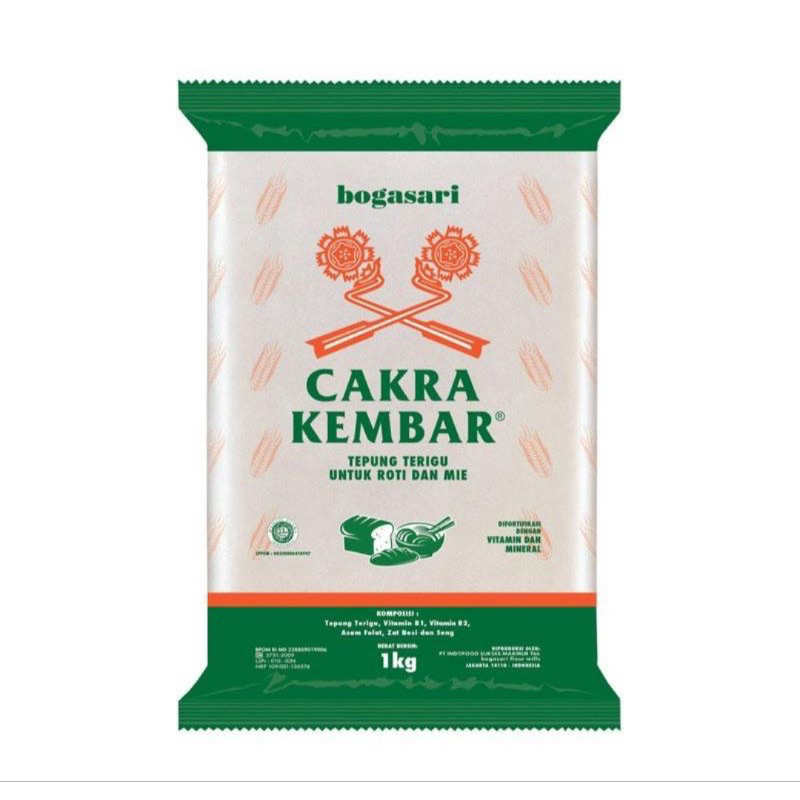 

Tepung Terigu Cakra Kembar 1 kg